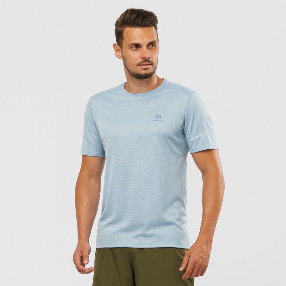 Salomon Israel AGILE - Mens Tops - Ashley Blue (NVTA-27350)